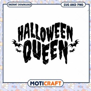 Halloween Queen SVG PNG Cut File