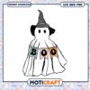 Halloween Ghost SVG with Boo Banner 2 Halloween Ghost SVG with Boo Banner