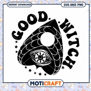 Good Witch Planchette SVG Cut File
