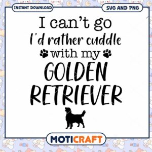 Golden Retriever SVG Cut File