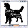 Golden Retriever Dad SVG 2 Golden Retriever Dad SVG