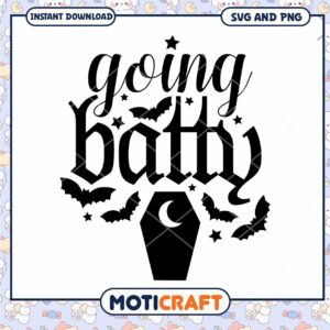 Going Batty SVG Halloween Design