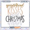 Gingerbread Kisses Christmas SVG 1 Gingerbread Kisses Christmas SVG