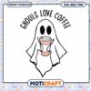 Ghost Coffee SVG Spooky Cute Halloween Design 2 Ghost Coffee SVG Spooky Cute Halloween Design