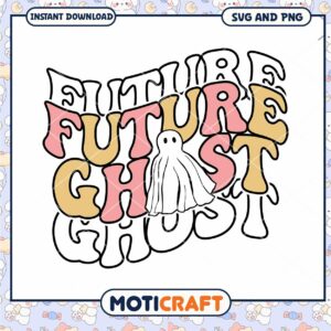 Future Ghost SVG Cut File