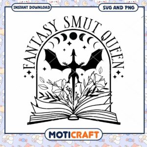 Fantasy Smut Queen Dragon SVG