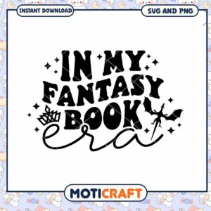 Fantasy Book Era SVG Cut File