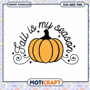 Fall is My Season SVG Pumpkin
