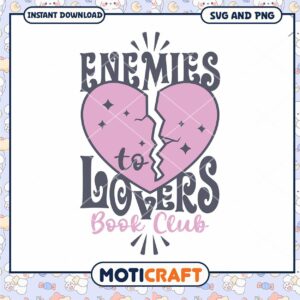 Enemies to Lovers Book Club SVG