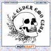 Elder Emo Girl Skull SVG PNG