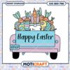 Easter Bunny Truck SVG PNG Download