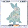 Easter Bunny SVG Kisses & Wishes Design
