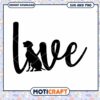 Dog Love SVG PNG Instant Download 2 Dog Love SVG PNG Instant Download