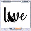 Dog Love SVG Cut File 2 Dog Love SVG Cut File