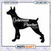 Doberman Pinscher Mom SVG Cut File
