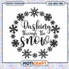 Dashing Through the Snow SVG Design 2 Dashing Through the Snow SVG Design