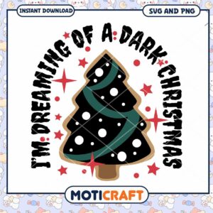 Dark Christmas SVG, PNG Download