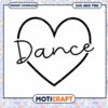 Dance Heart SVG Cut File 1 Dance Heart SVG Cut File