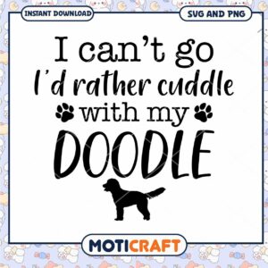 Cuddle My Doodle SVG PNG