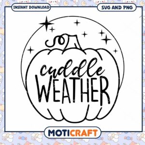 Cuddle Weather Pumpkin SVG