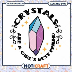 Crystals Girls Best Friend SVG PNG