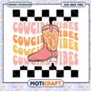 Cowgirl Vibes SVG PNG Boot Design
