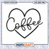 Coffee Heart SVG PNG Instant Download 1 Coffee Heart SVG PNG Instant Download