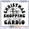 Christmas Shopping SVG Cardio Design