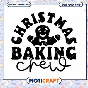 Christmas Baking Crew SVG PNG