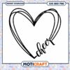 Cheer Heart SVG PNG Cut File 1 Cheer Heart SVG PNG Cut File