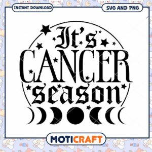 Cancer Season SVG Cut File