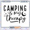 Camping Is My Therapy SVG PNG