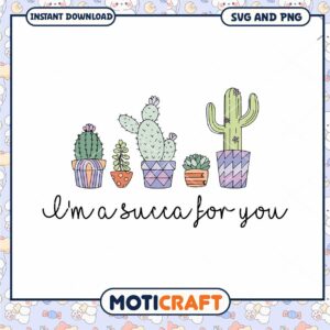 Cactus SVG PNG Instant Download