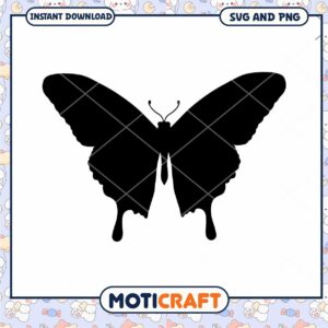 Butterfly SVG Silhouette Instant Download