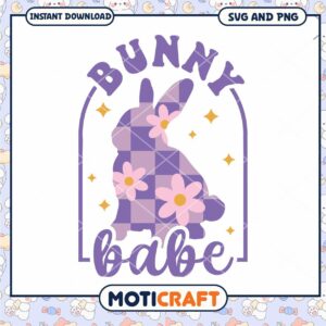 Bunny Babe SVG Cut File