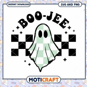 Boo Jee Ghost SVG Cut File