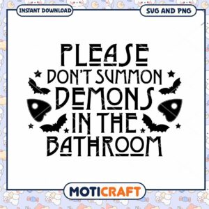 Bathroom Demons SVG Halloween Instant Download Bathroom Demons SVG Halloween Instant Download