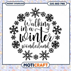 Walking in a Winter Wonderland SVG