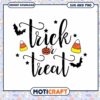 Trick or Treat Halloween SVG Design for Instant Download Fun Decor 1 Trick or Treat Halloween SVG Design for Instant Download Fun Decor