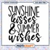 Sunshine Kisses and Summer Wishes SVG Design for Instant Download Printable 2 Sunshine Kisses and Summer Wishes SVG Design for Instant Download Printable