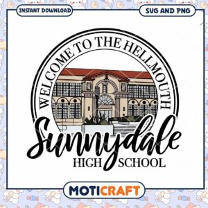 Sunnydale High School SVG Welcome to Hellmouth