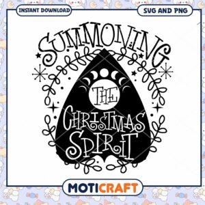 Summoning the Christmas Spirit SVG