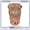 Stressed Blessed Coffee Obsessed SVG PNG 2 Stressed Blessed Coffee Obsessed SVG PNG