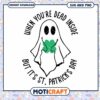 St Patrick's Day SVG Download Funny Ghost and Shamrock Design Art 1 St Patrick's Day SVG Download Funny Ghost and Shamrock Design Art
