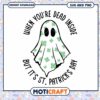 St Patricks Day Ghost SVG PNG Instant Download