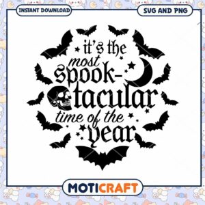 Spooky Season SVG Most Spooktacular Time