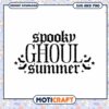 Spooky Ghoul Summer SVG PNG Instant Download