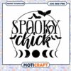 Spooky Chick SVG Halloween Design Instant Download