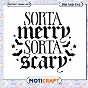 Sorcery Merry Sorta Scary SVG PNG Download
