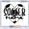 Soccer Mama SVG Heart Design Instant Download 2 Soccer Mama SVG Heart Design Instant Download